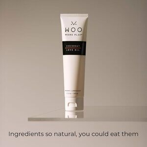 Woo More Play Coconut Love Oil Organic Personal Lubricant Massage NEW